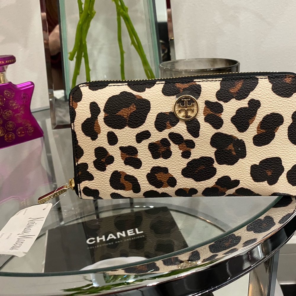 Leopard Tory Burch Wallet